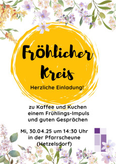 fröhlicher kreis april 25