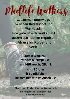 plakat midlife walkers