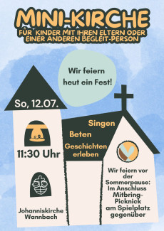 plakat mini kirche